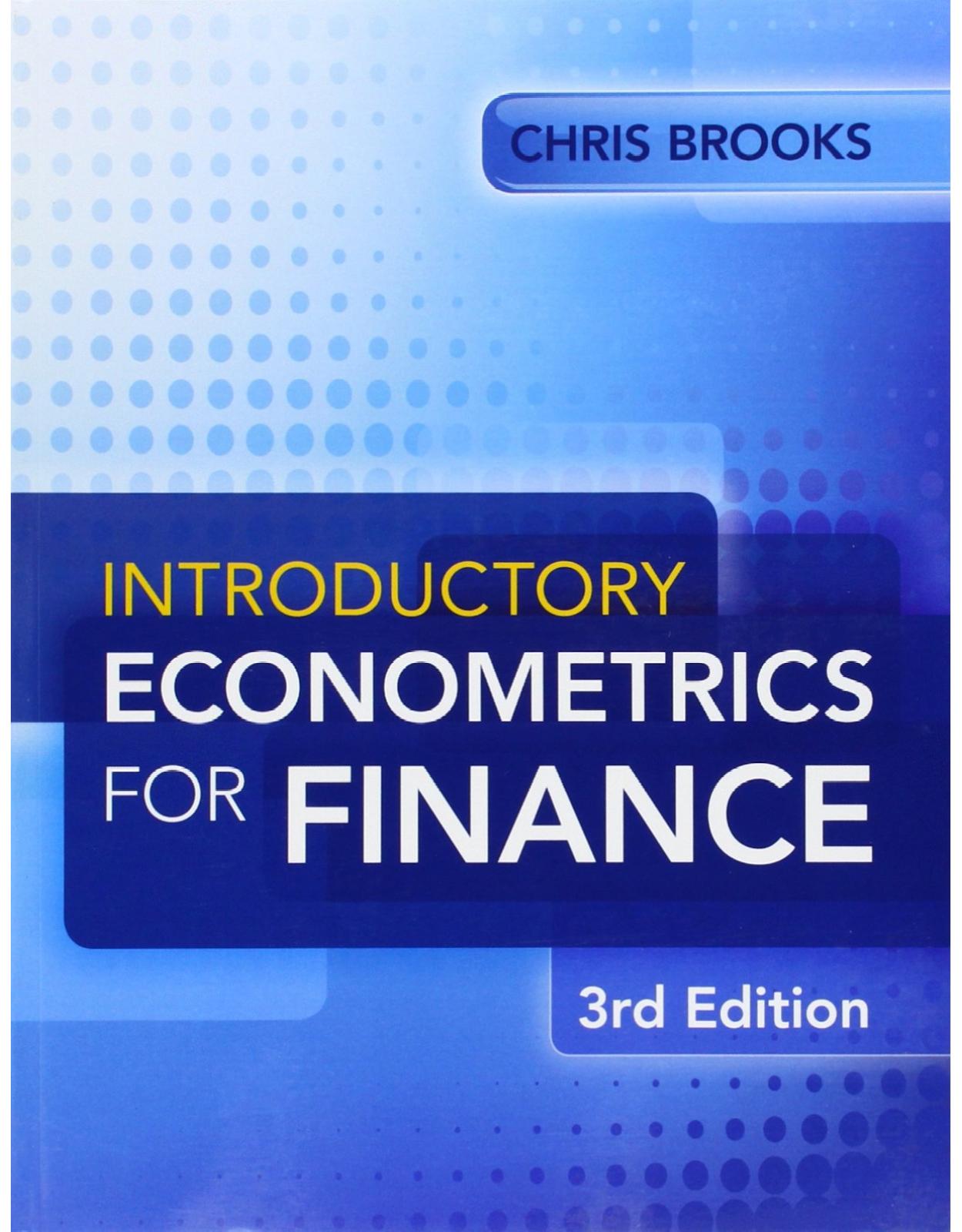 Introductory Econometrics for Finance 