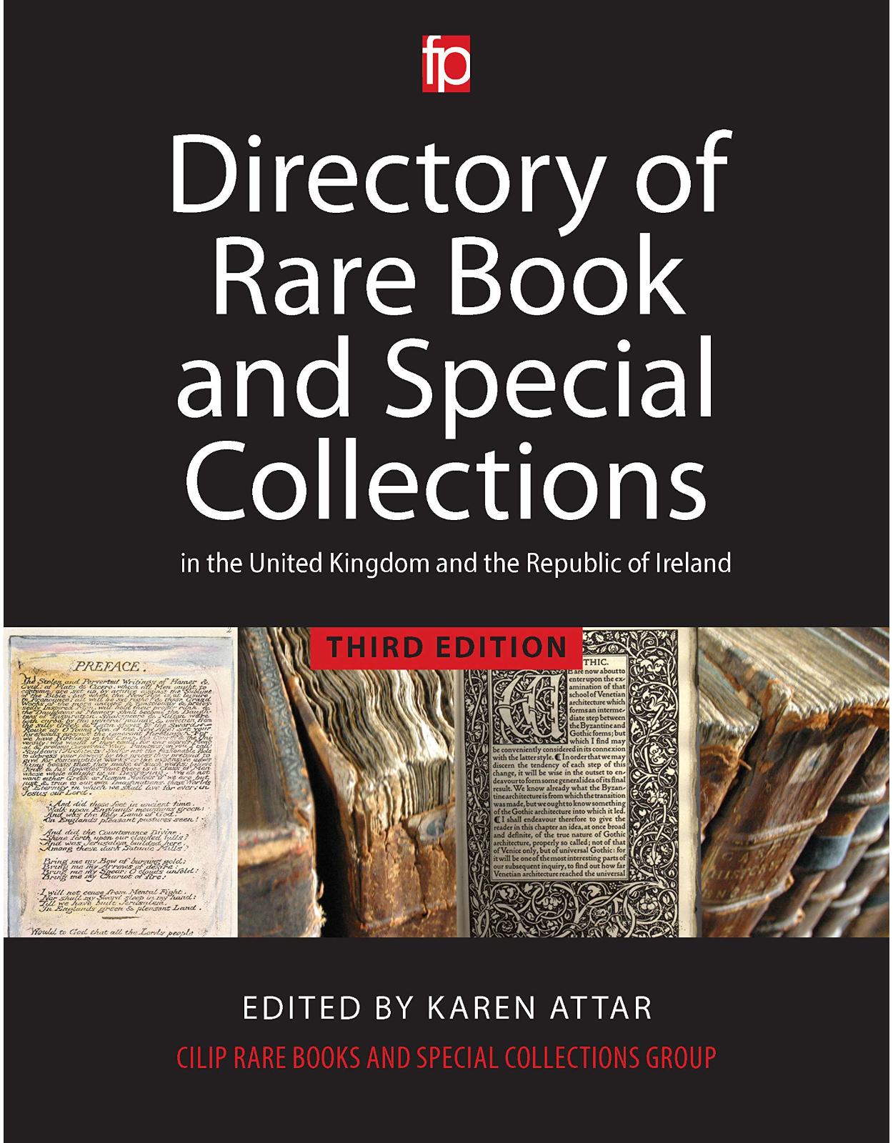 Directory of Rare Book and Special Collections in the UK and Republic of Ireland