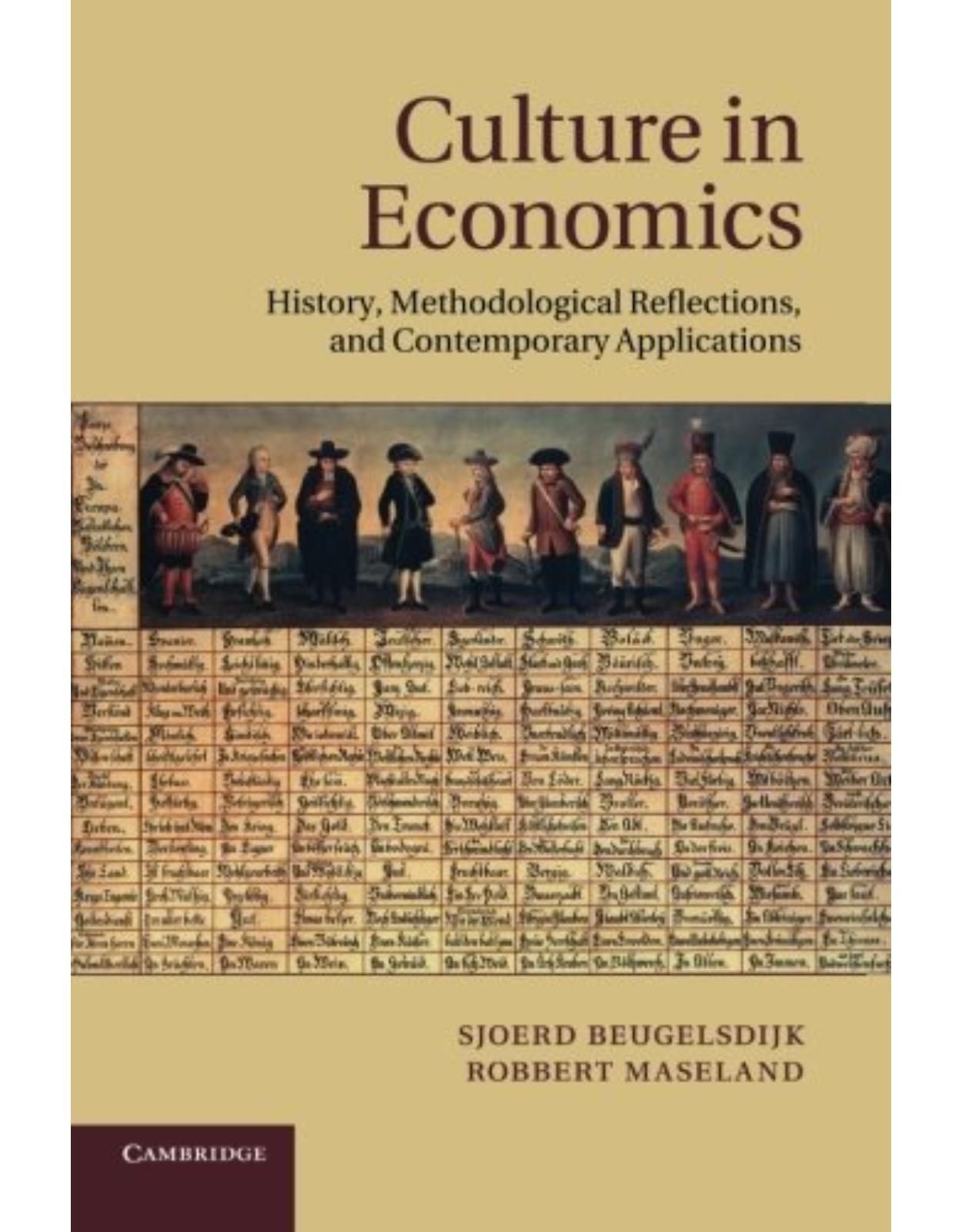 Culture in Economics: History, Methodological Reflections and Contemporary Applications 