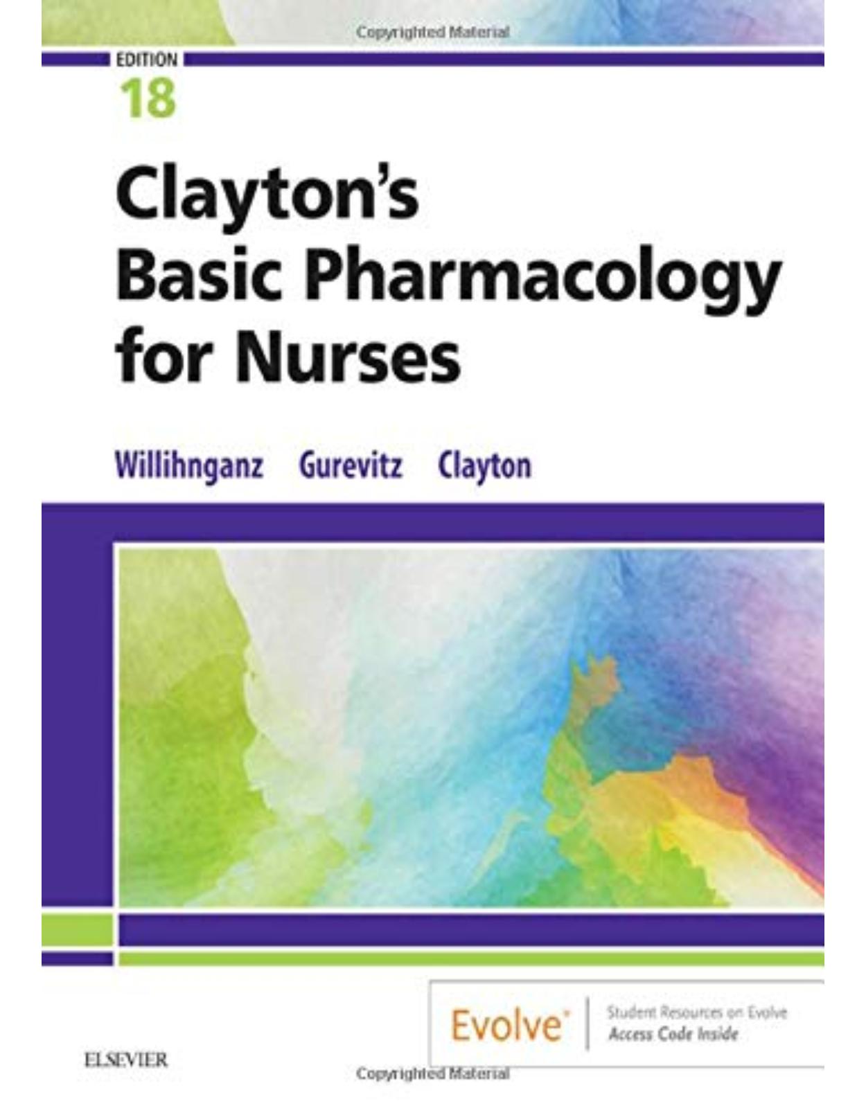 Clayton's Basic Pharmacology for Nurses, 18e