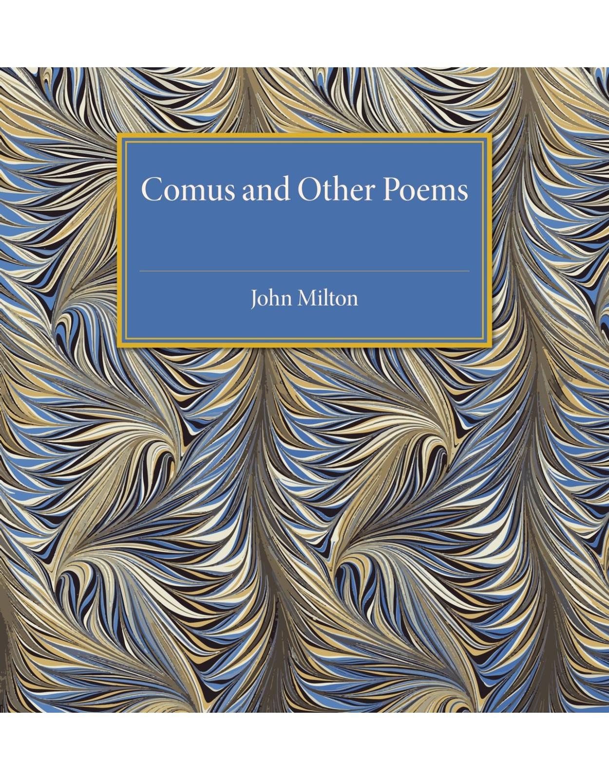 Comus and Other Poems 