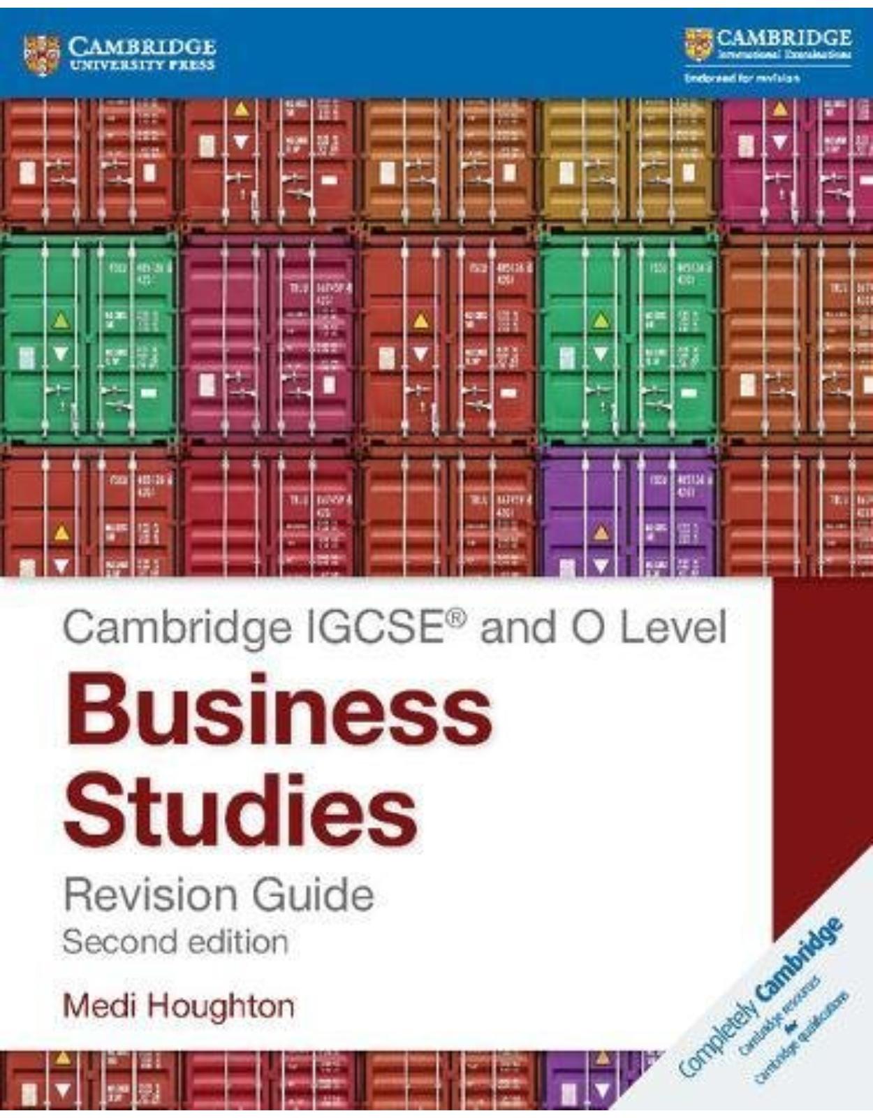 IGCSE® and O Level Business Studies Revision Guide (Cambridge International IGCSE) 