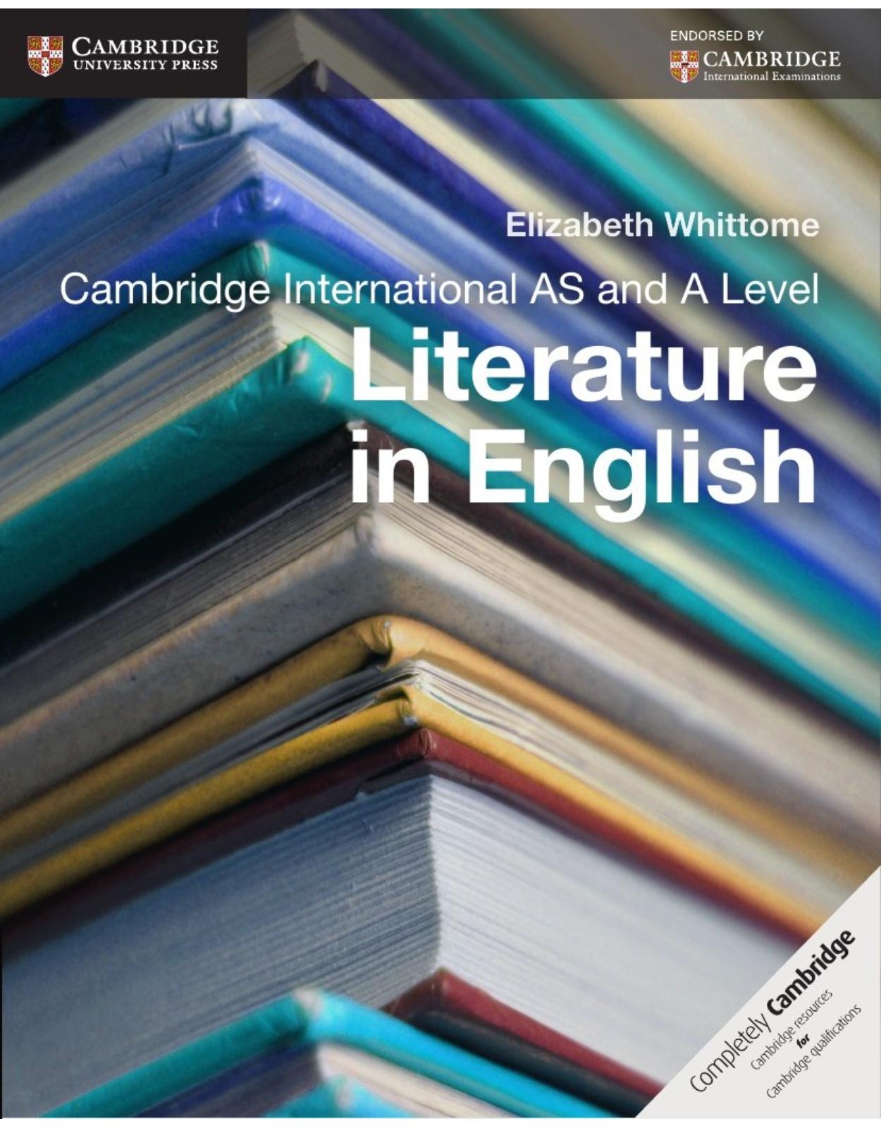 Cambridge International AS and A Level Literature in English Coursebook (Cambridge International Examinations) 