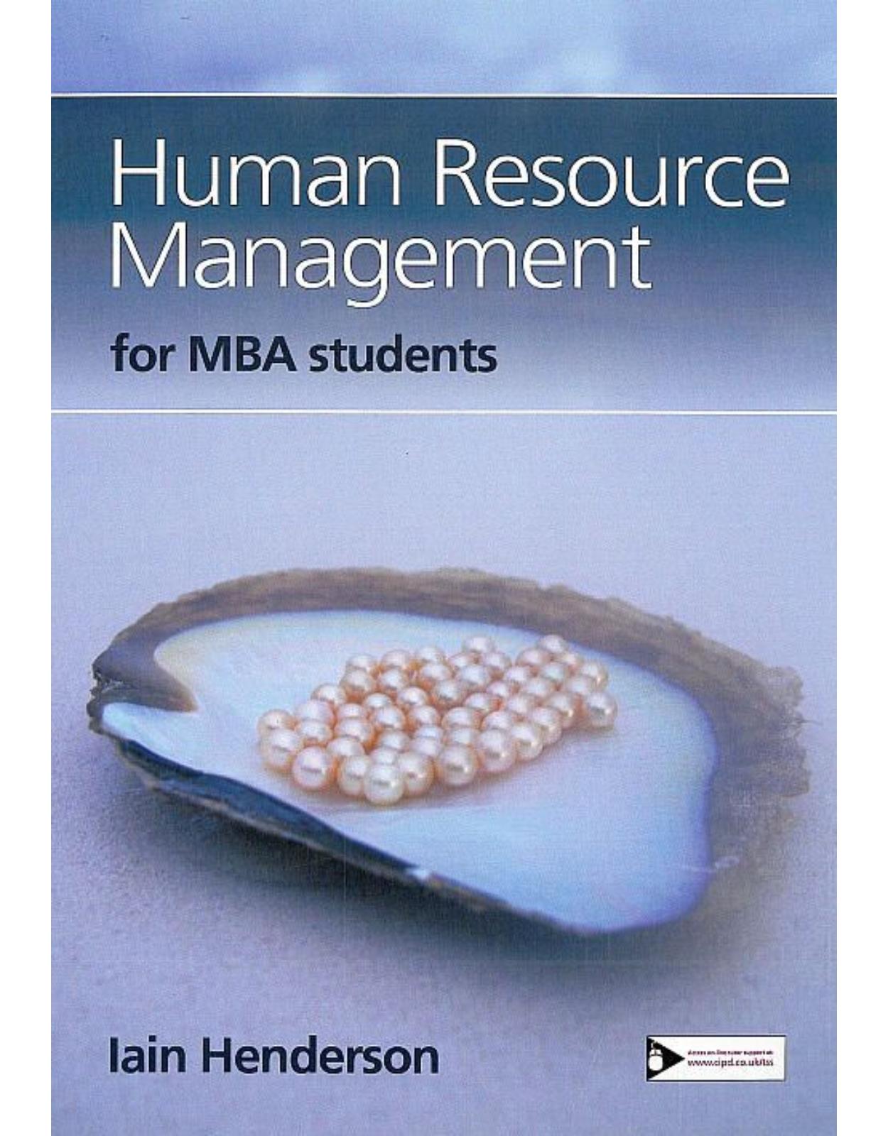 Human Resource Management for MBA Students