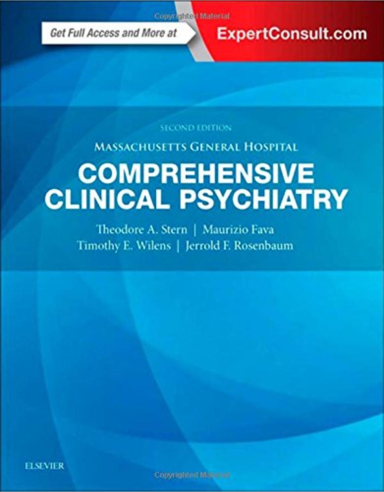 Massachusetts General Hospital Comprehensive Clinical Psychiatry, 2nd Edition 