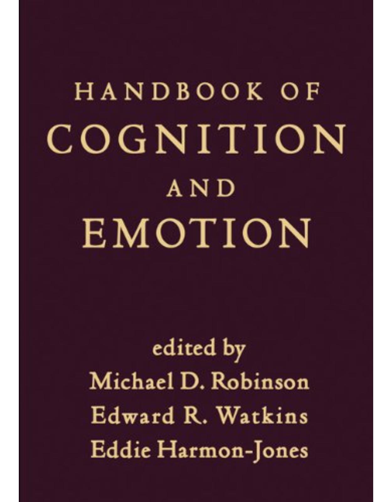 Handbook of Cognition and Emotion