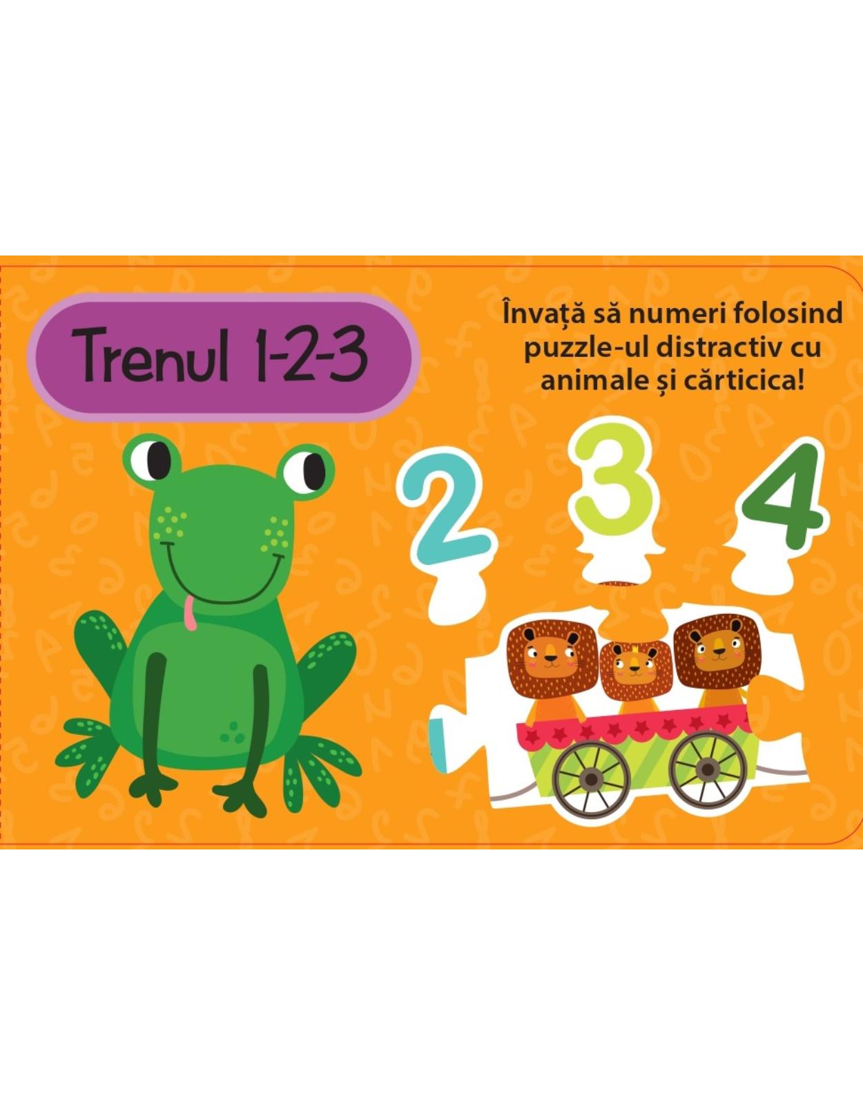 TRENUL 1-2-3 (Set carte + puzzle)