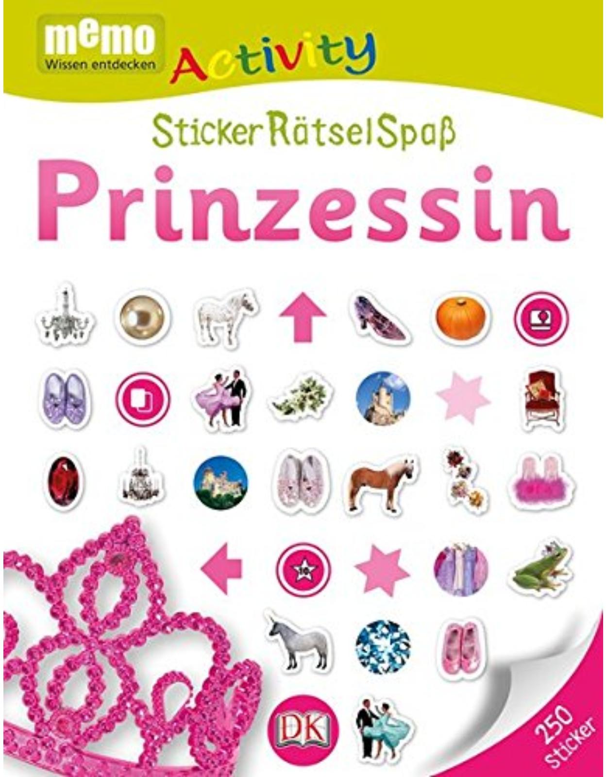 Memo Activity. Prinzessin: StickerRätselSpaß