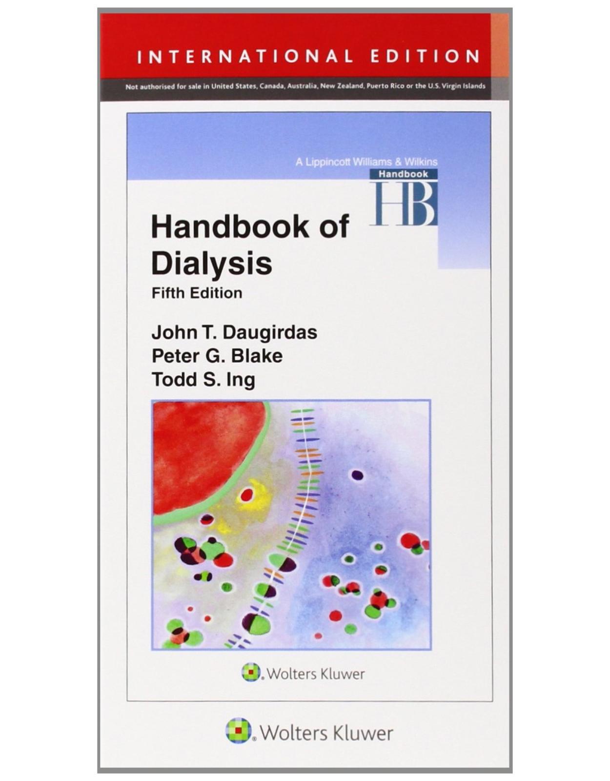 Handbook of Dialysis, 5e