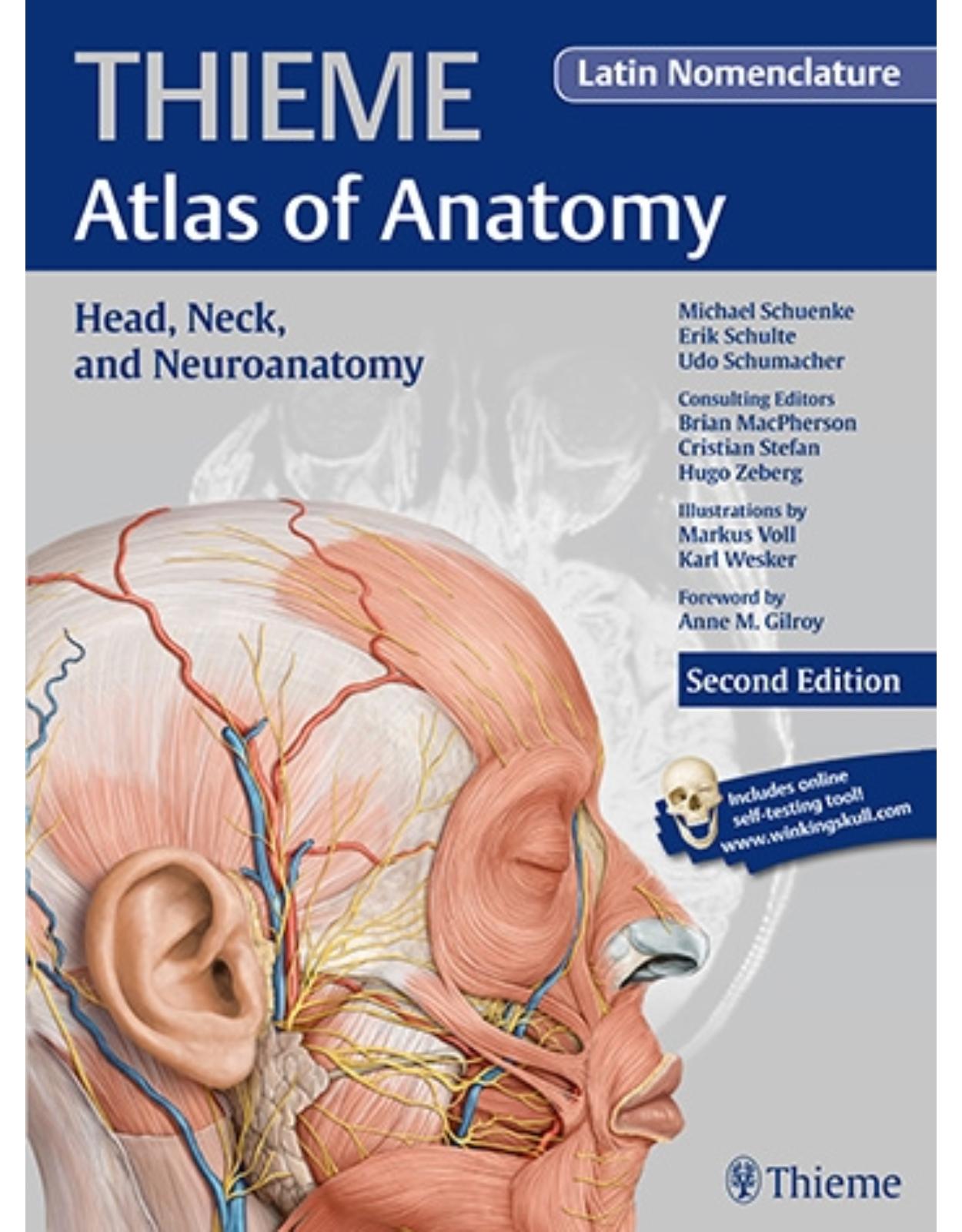 Head, Neck, and Neuroanatomy (THIEME Atlas of Anatomy), Latin nomenclature