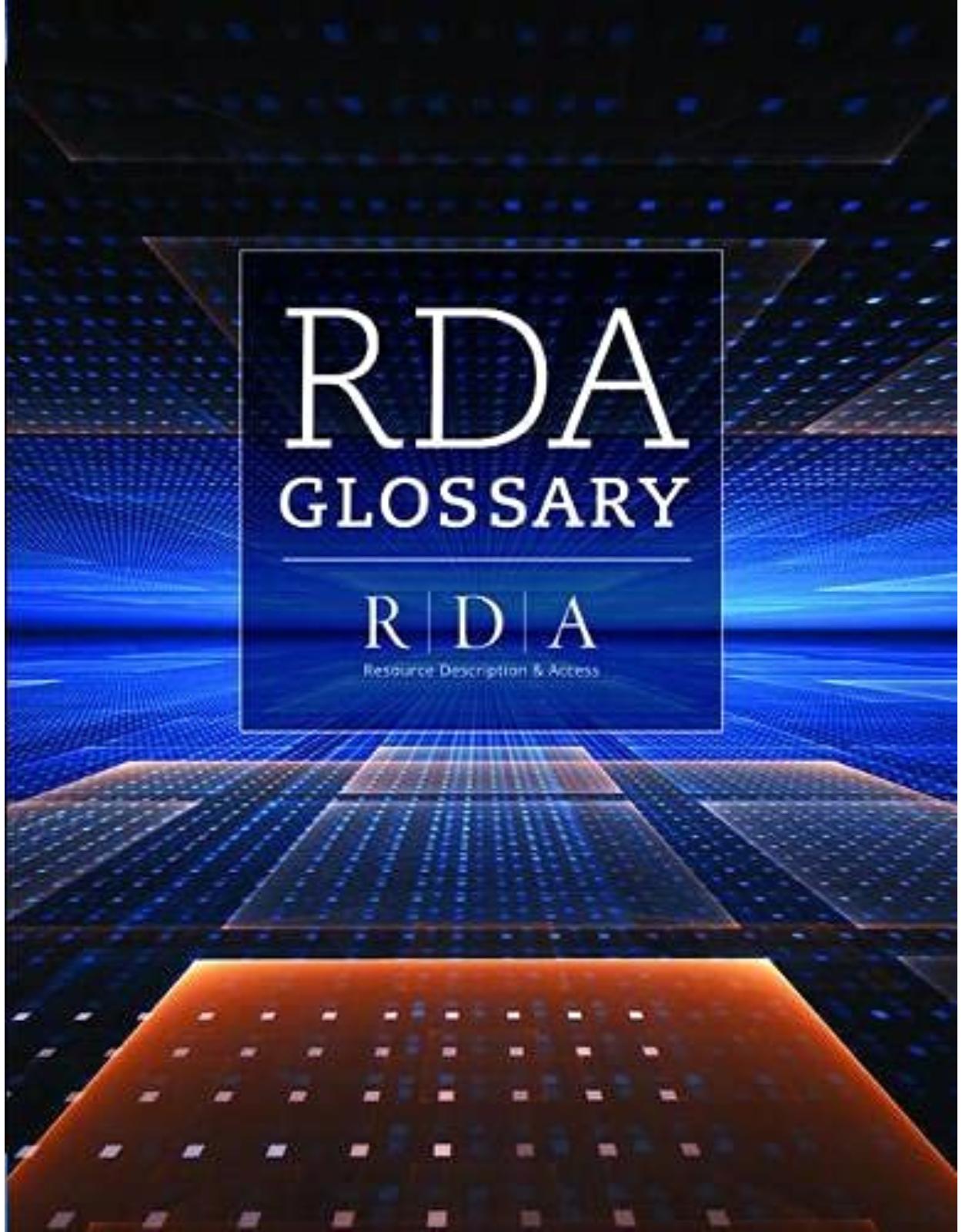 RDA Glossary