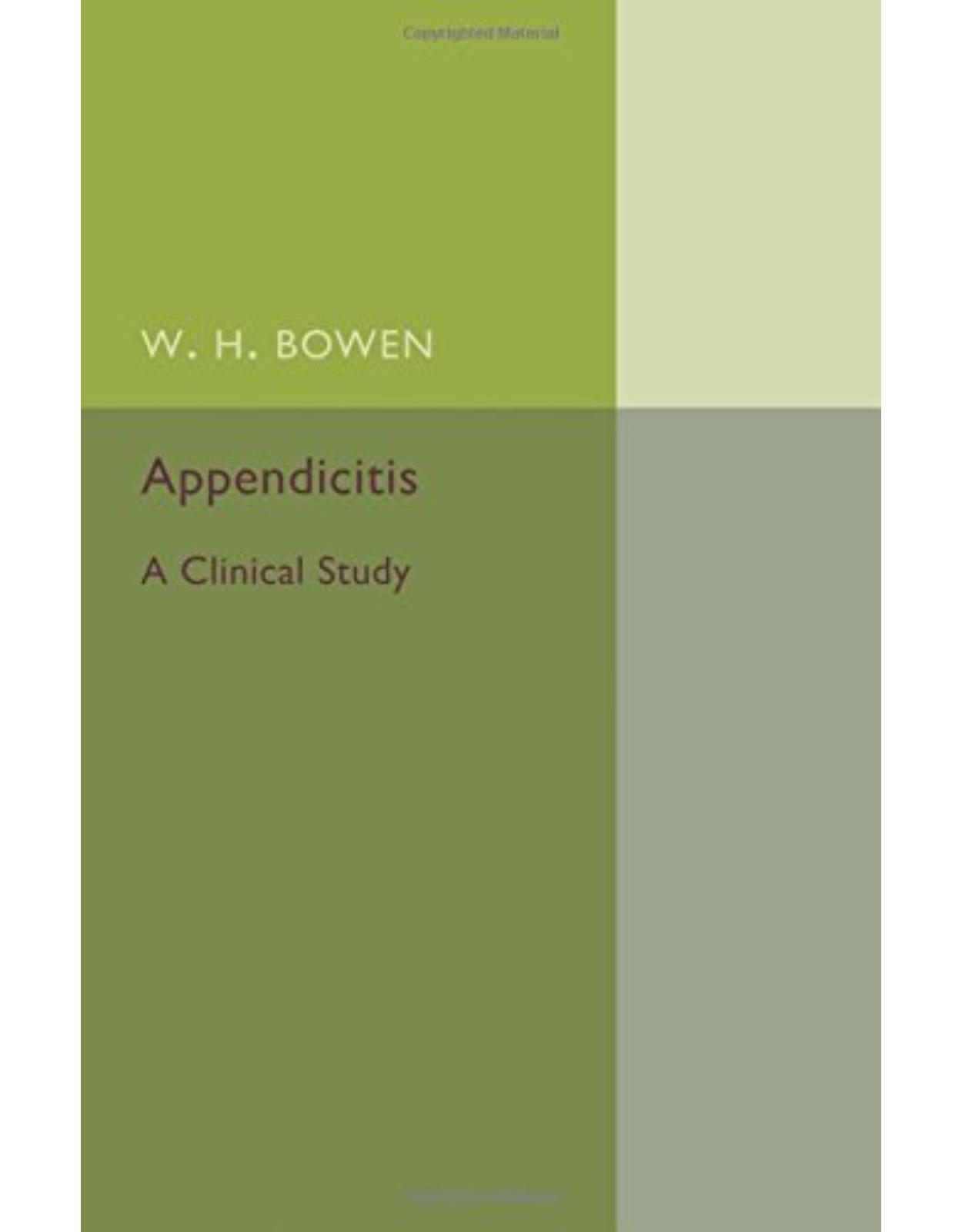 Appendicitis: A Clinical Study