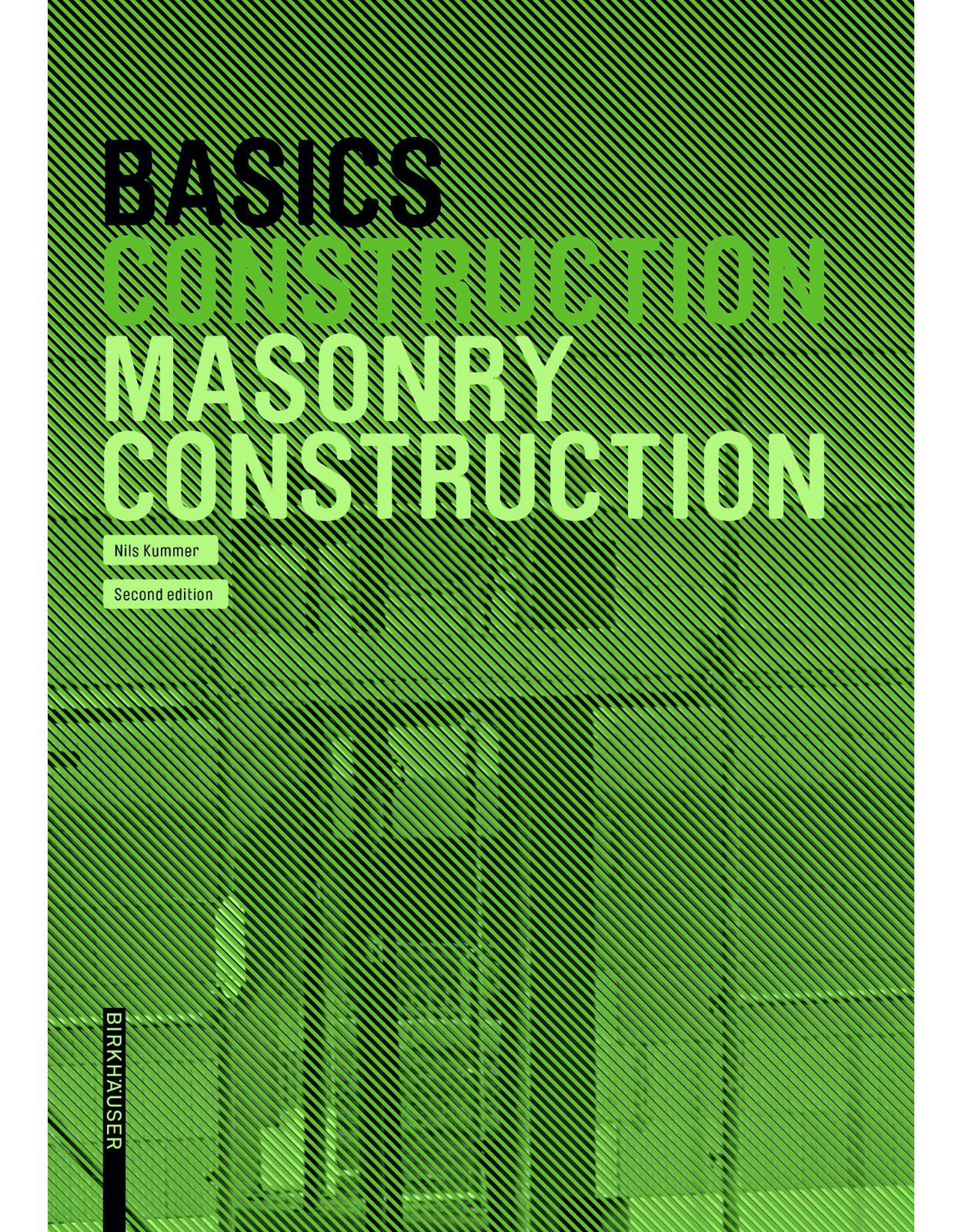 Basics Masonry Construction