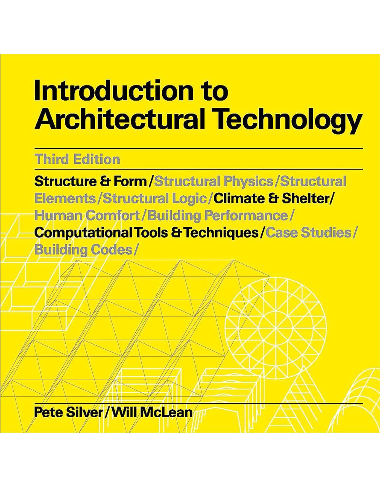 Introduction to Architectural Technology Third Edition 