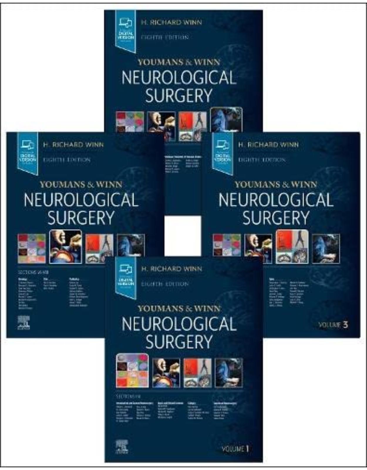 Youmans and Winn Neurological Surgery: 4 - Volume Set Hardcover – 5 April 2022