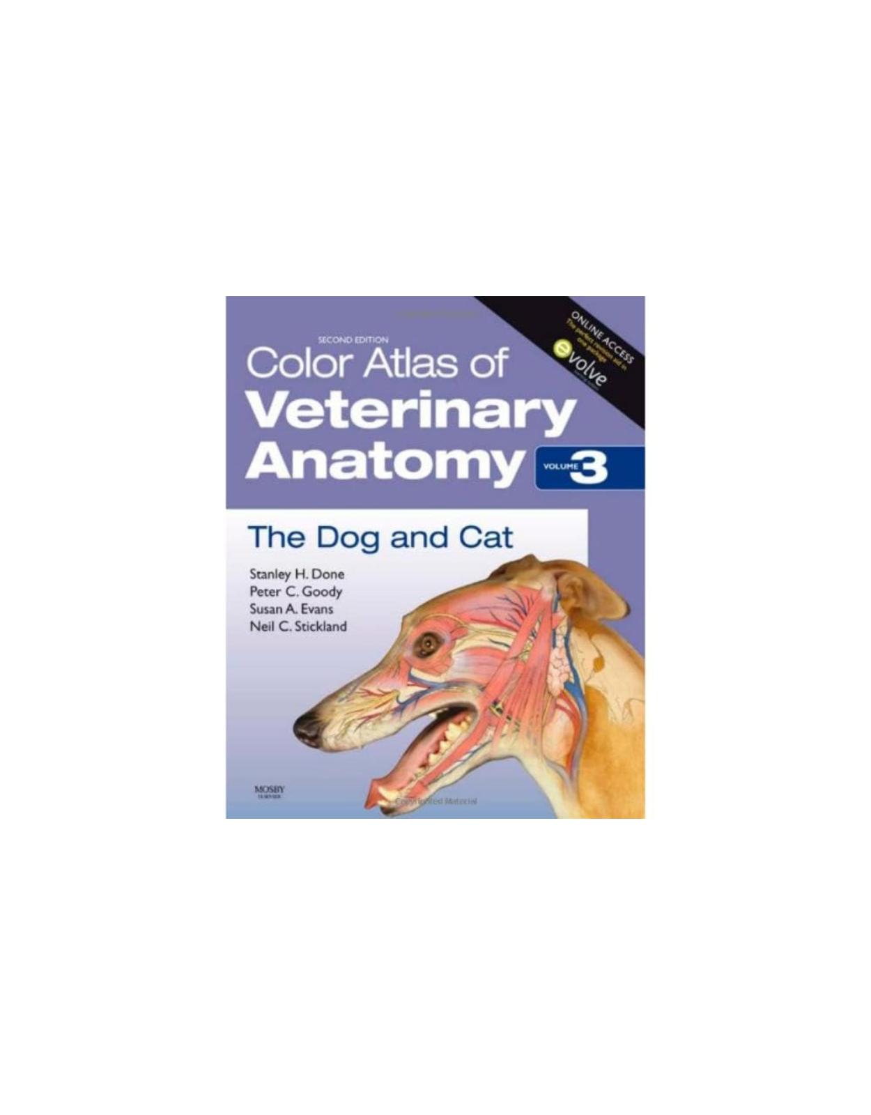 Color Atlas of Veterinary Anatomy, Volume 3, The Dog and Cat
