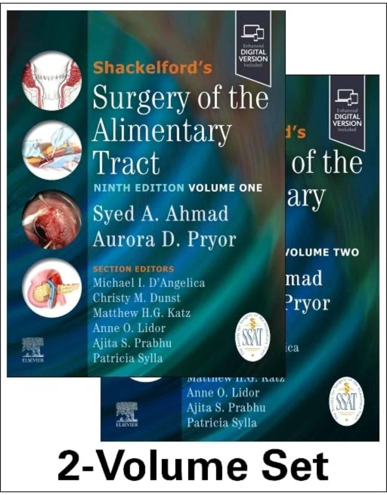Shackelford's Surgery of the Alimentary Tract, 2 Volume Set