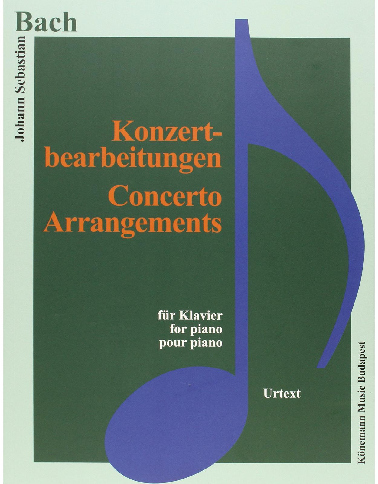 Bach, Konzertbearbeitungen