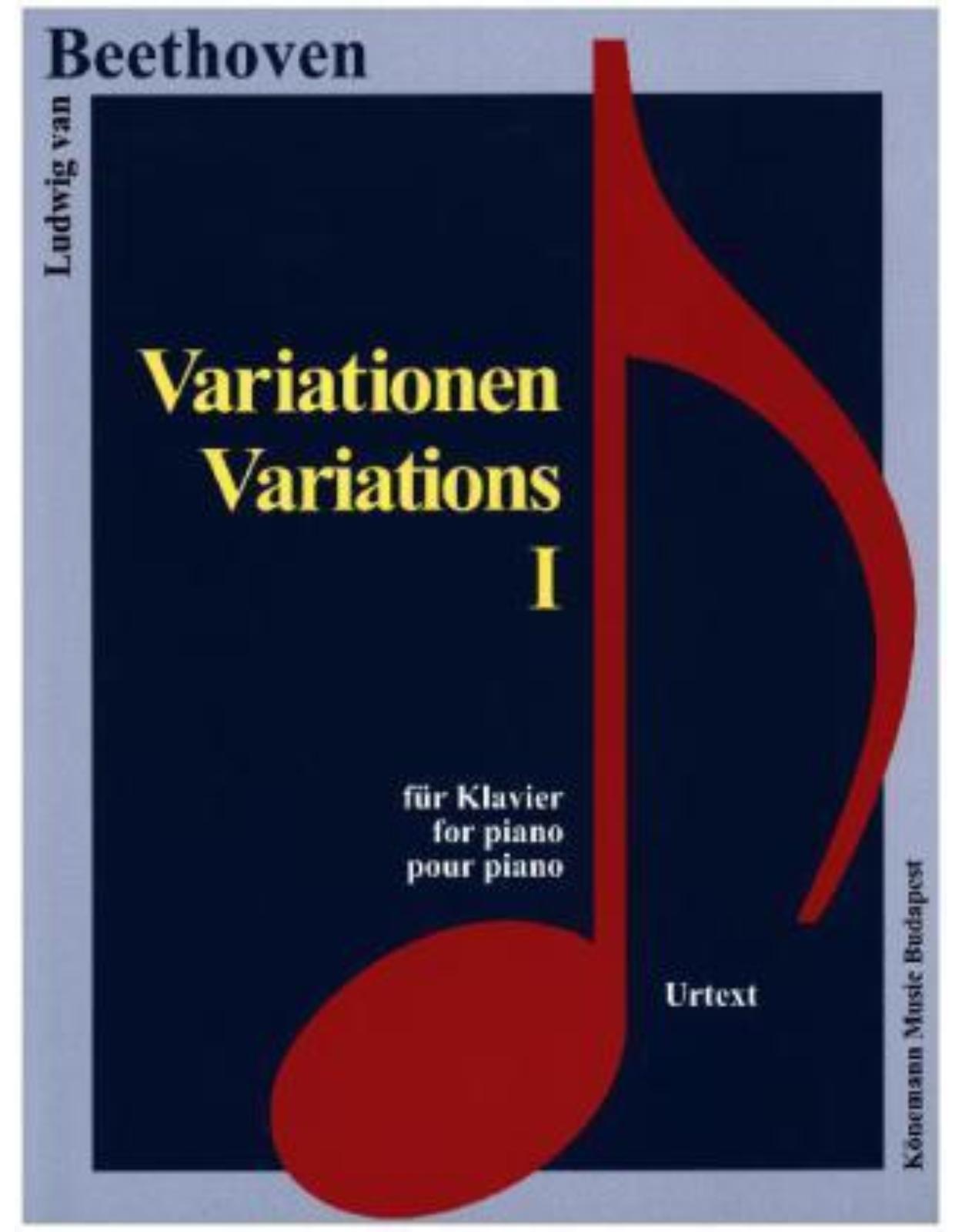 Beethoven, Variationen I 