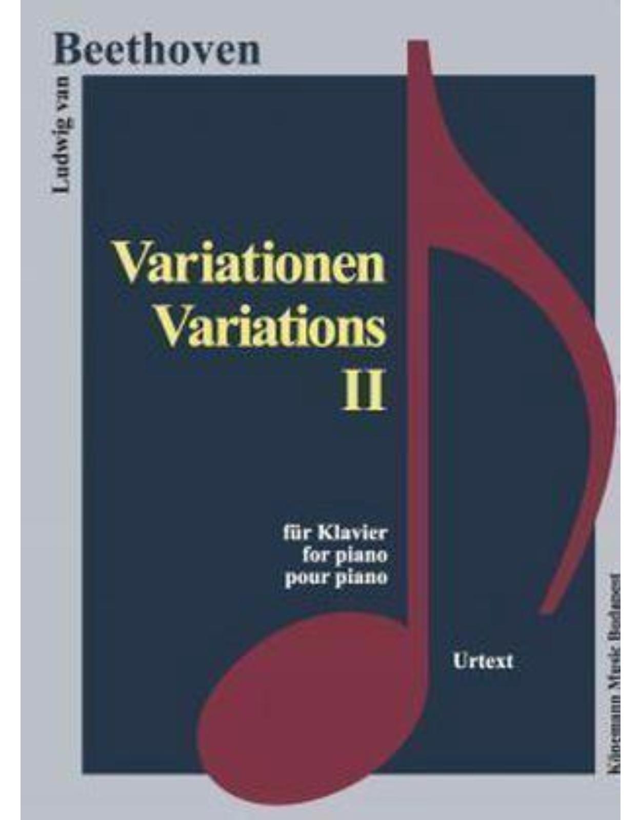 Beethoven, Variationen II 