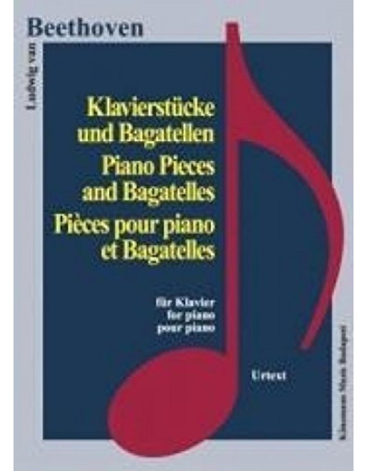 Beethoven, Klavierstücke und Bagatellen