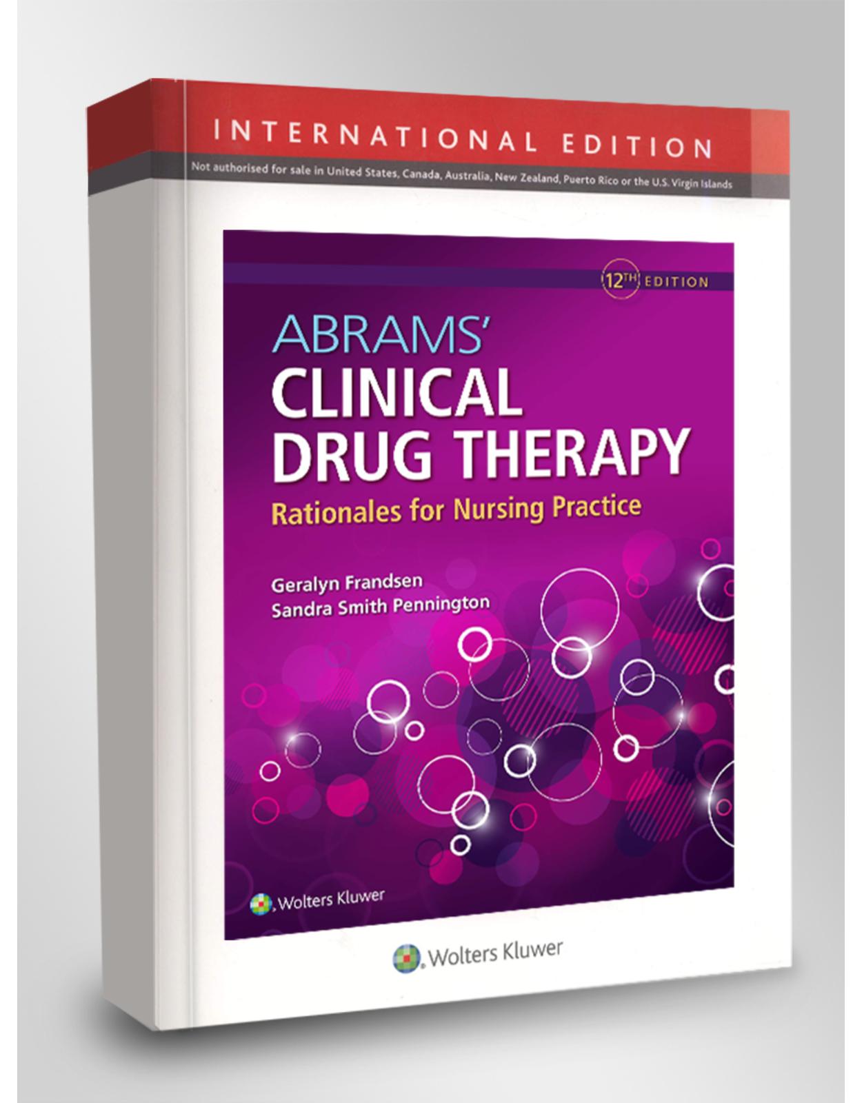 Abrams’ Clinical Drug Therapy