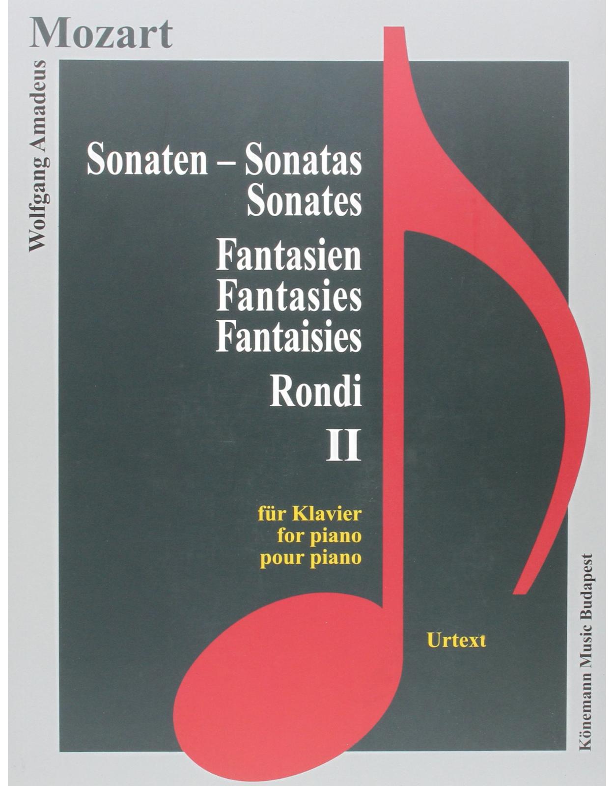 Mozart, Sonaten, Fantasien und Rondi II 