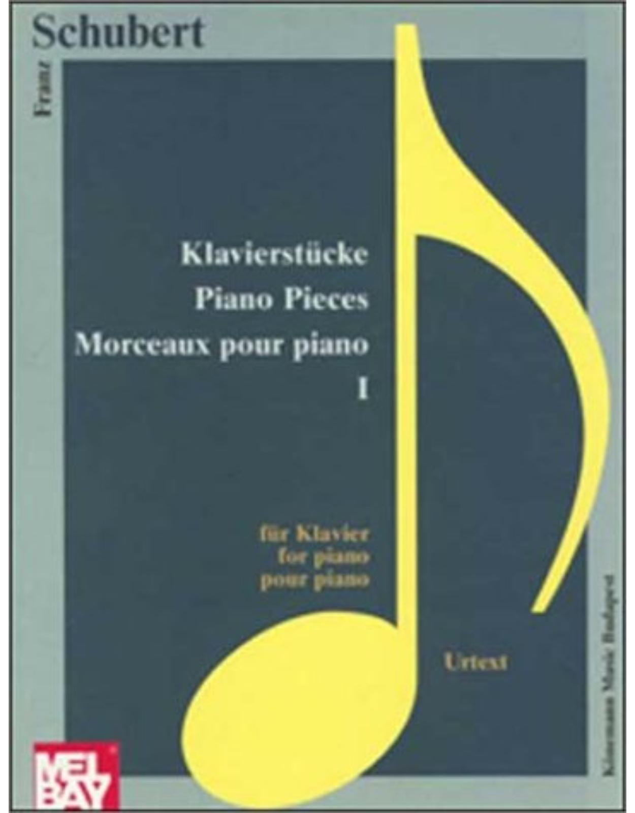 Klavierstücke / piano pieces / morceaux pour piano I