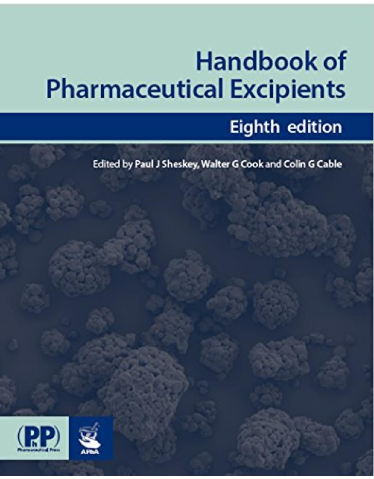 Handbook of Pharmaceutical Excipients