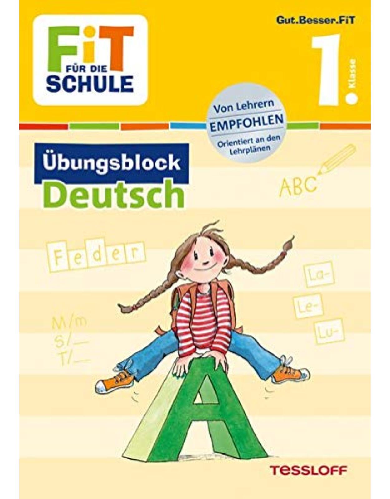 Fit für die Schule: Übungsblock Deutsch 1. Klasse