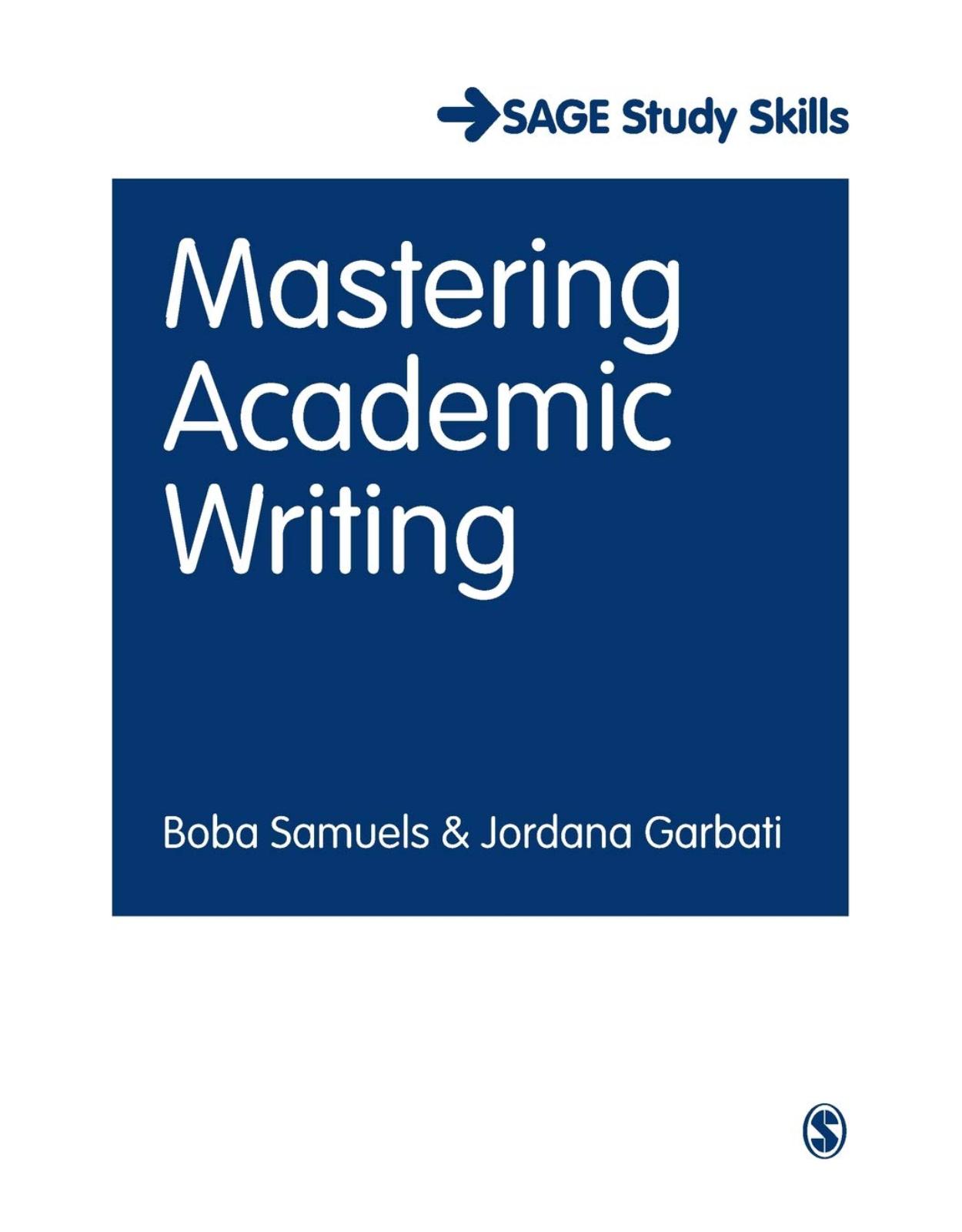 Mastering Academic Writing