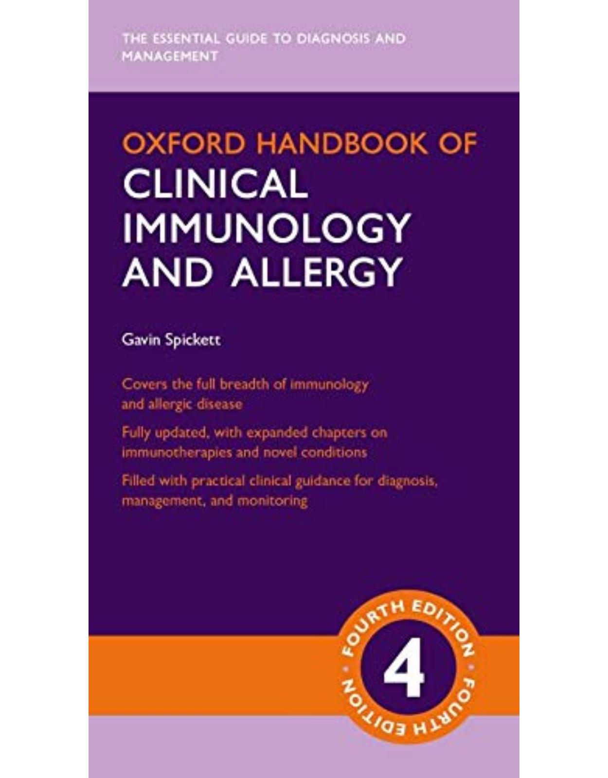 Oxford Handbook of Clinical Immunology and Allergy (Oxford Medical Handbooks)