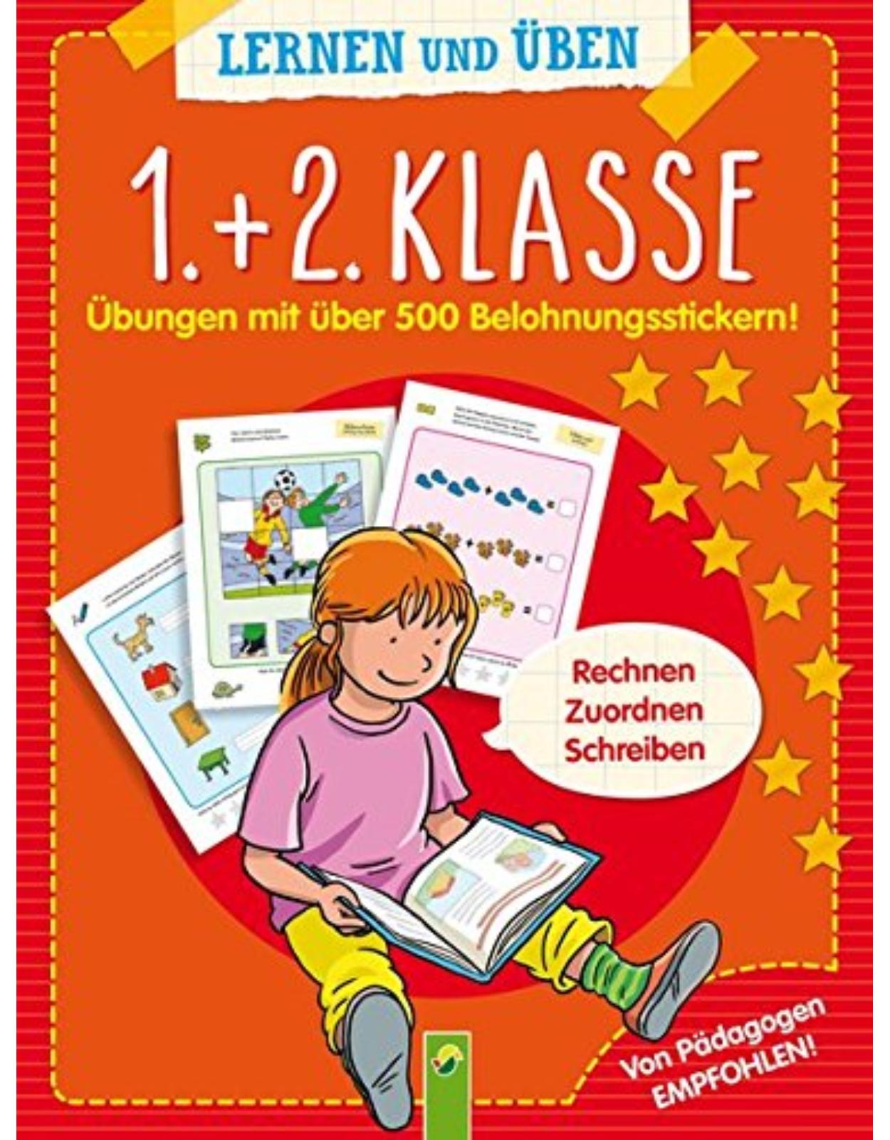 1. + 2. Klasse - Übungen mit 500 Belohnungsstickern: Rechnen, zuordnen, schreiben. Von Pädagogen empfohlen