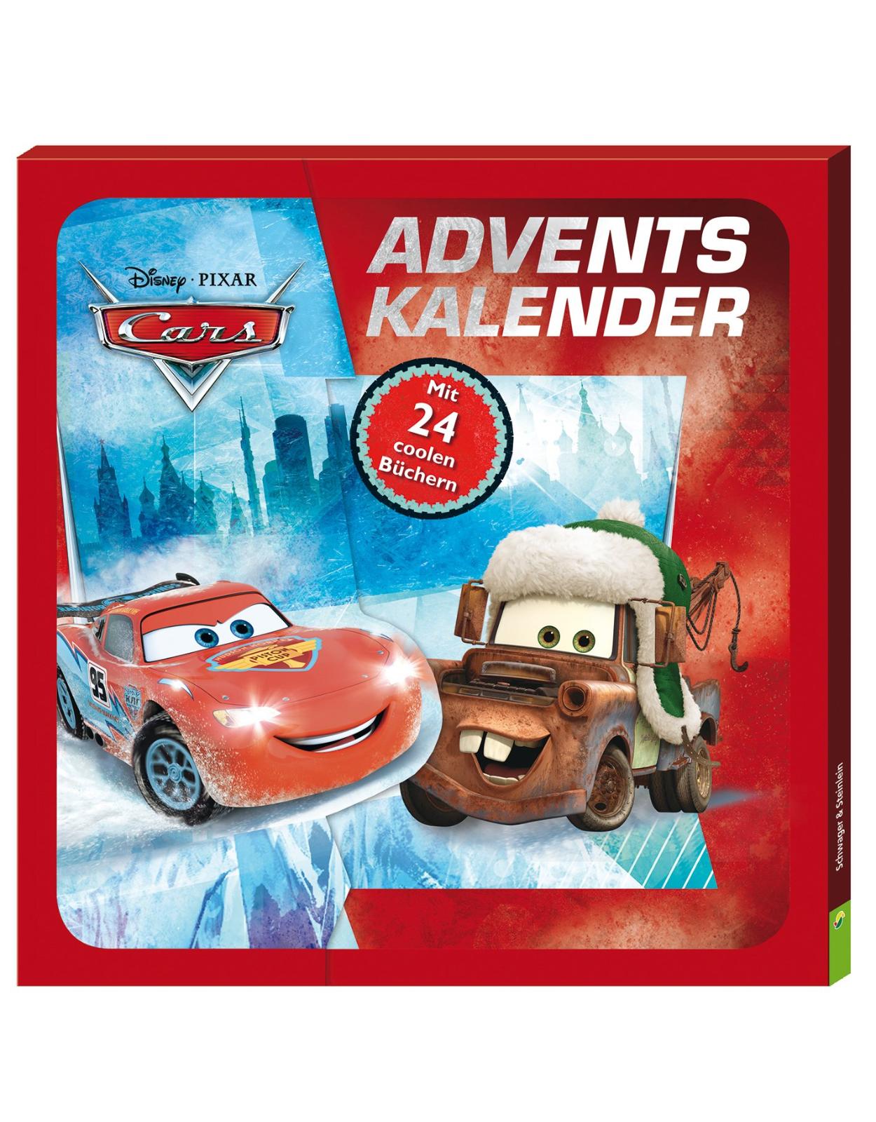 Cars - Mein Adventskalender: Mit 24 Büchlein