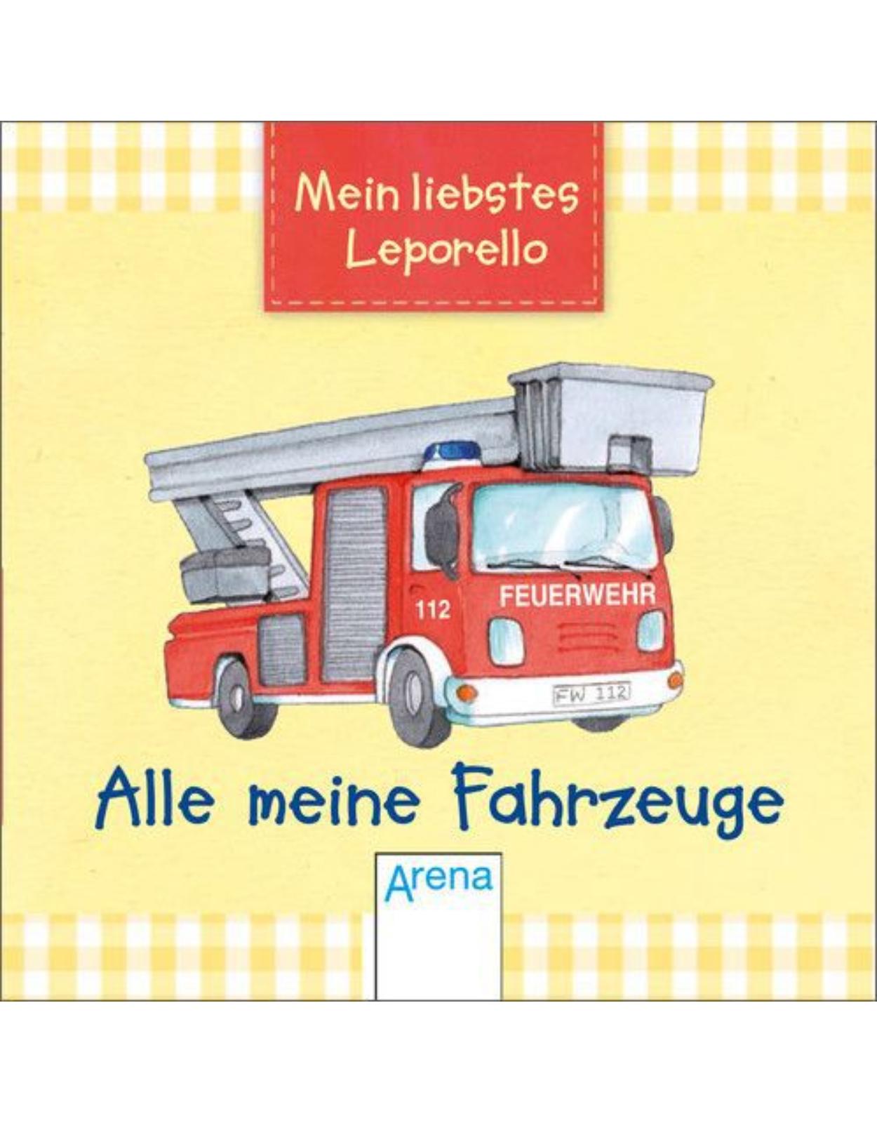 Mein liebstes Leporello - Alle meine Fahrzeuge