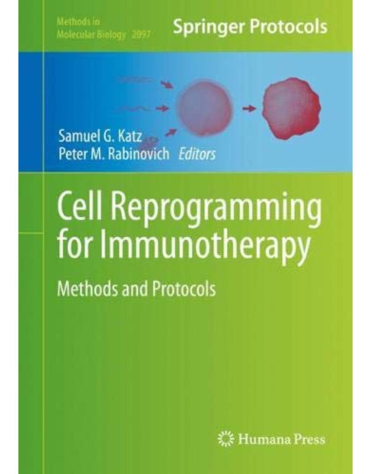 Cell Reprogramming for Immunotherapy: Methods and Protocols