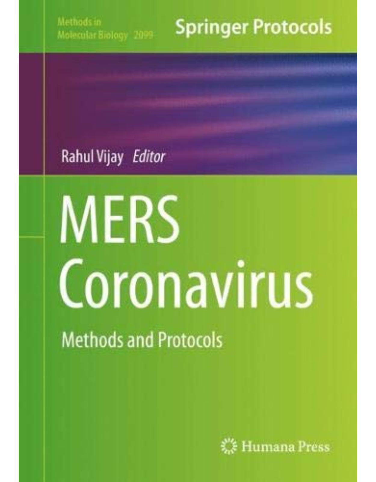 MERS Coronavirus: Methods and Protocols