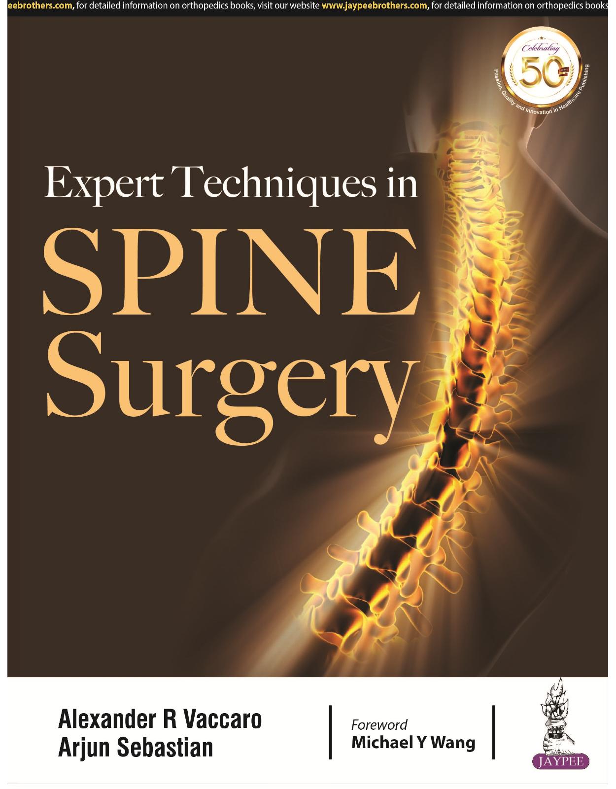 Expert Techniques in Spine Surgery