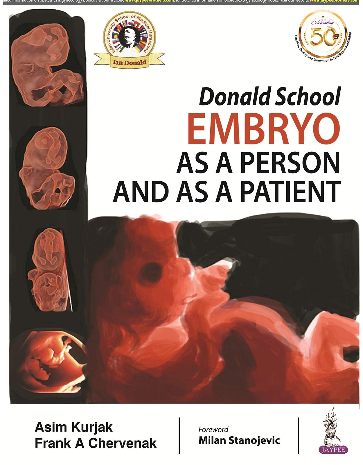 Donald School Embryo as a Person and as a Patient