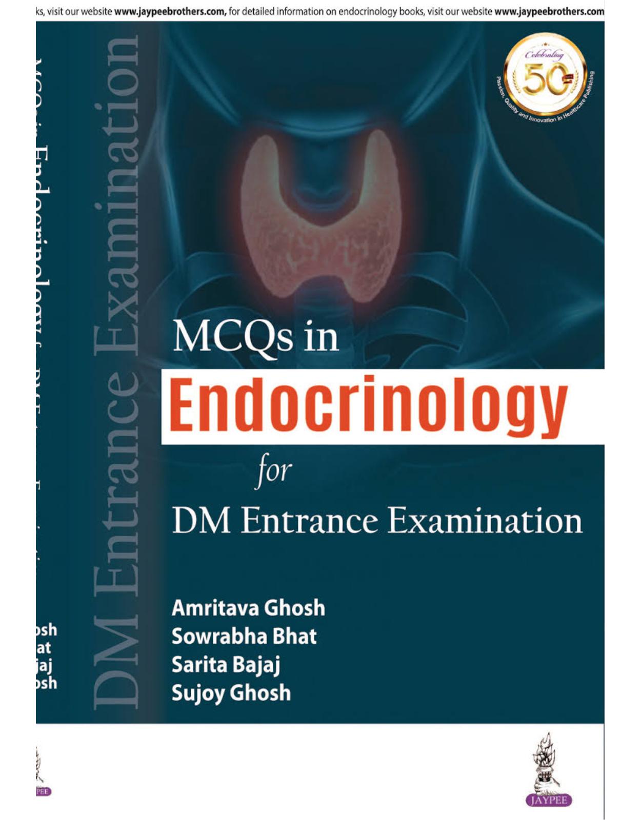 MCQs in Endocrinology for DM ENTRANCE EXAMINATION