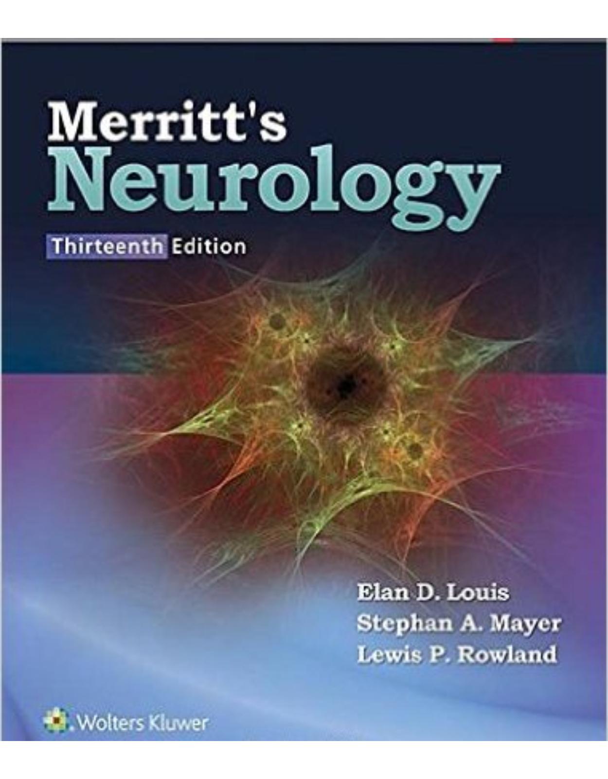 Merritt's Neurology Thirteenth Edition