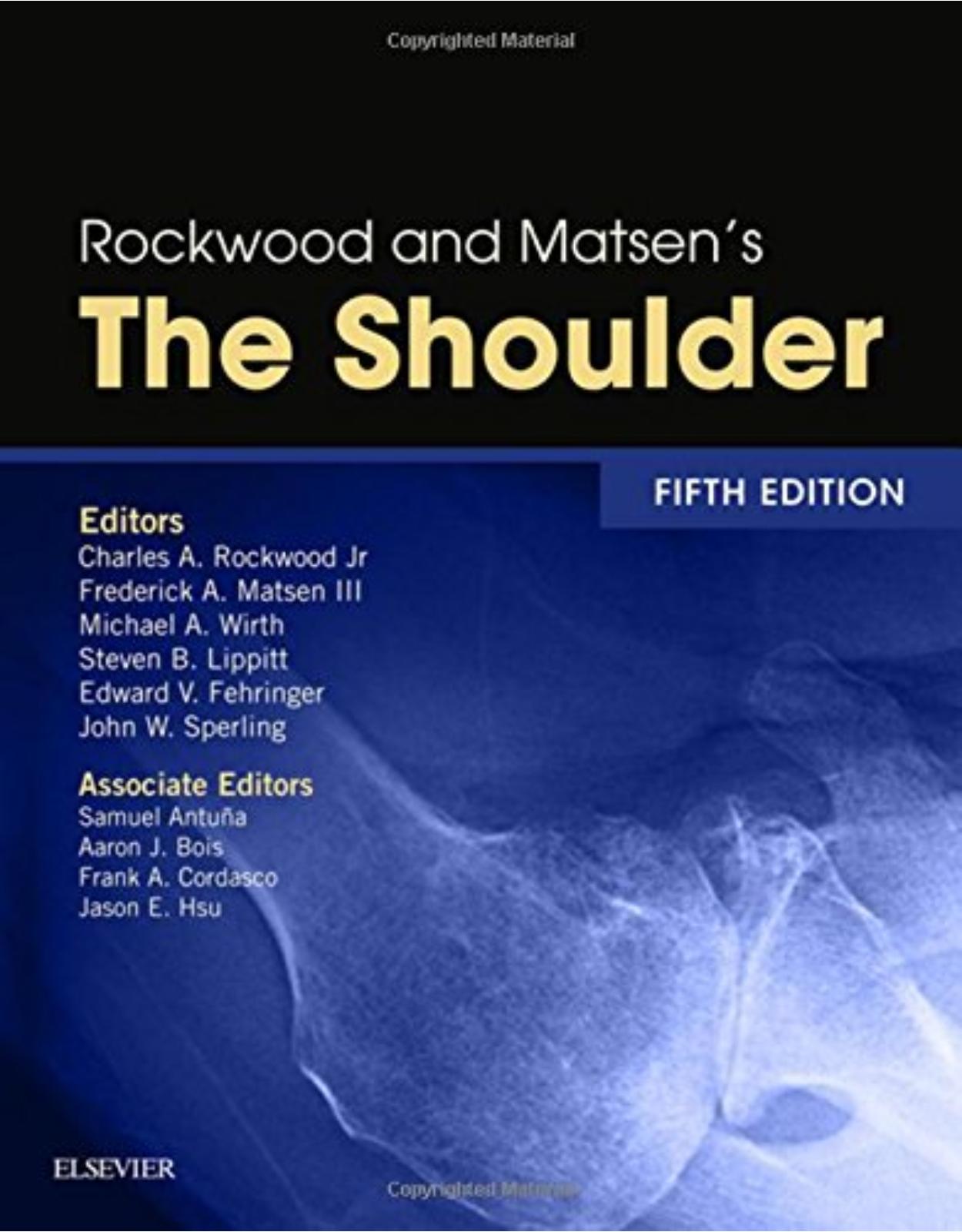 Rockwood and Matsen's The Shoulder, 5th Edition