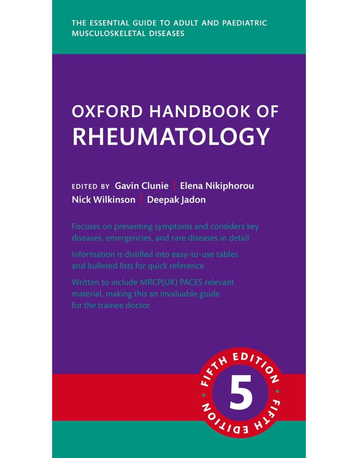 Oxford Handbook of Rheumatology 5e