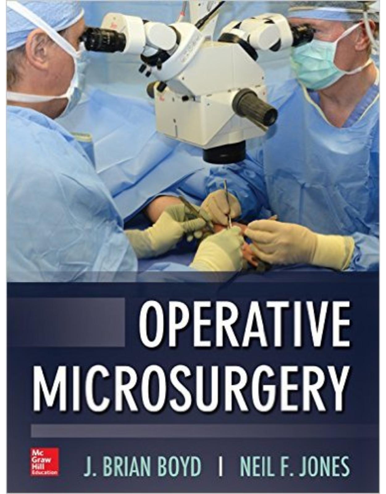 Operative Microsurgery 1st Edition
