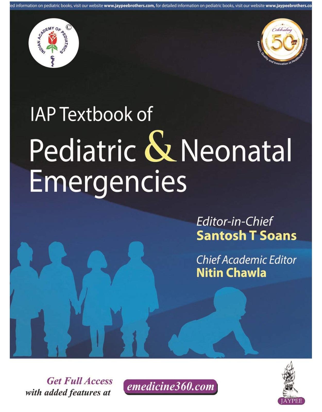 IAP Textbook of Pediatric & Neonatal Emergencies