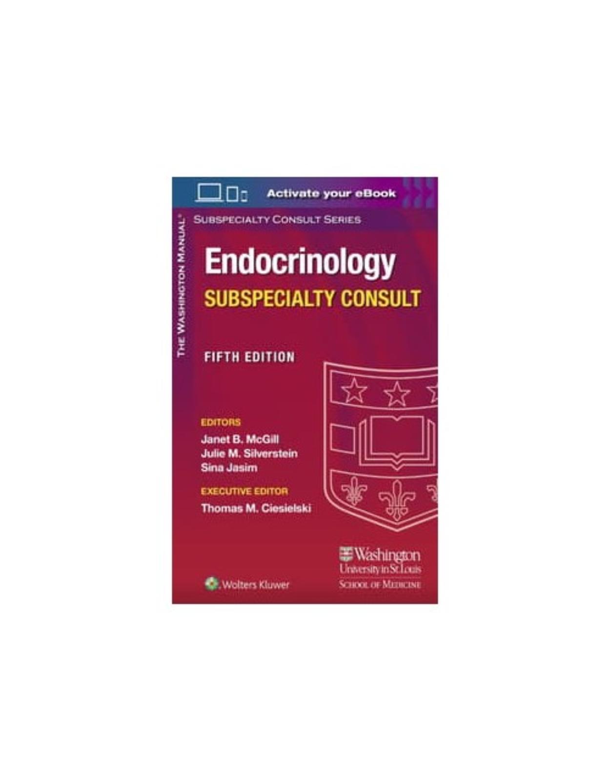 The Washington Manual Endocrinology Subspecialty Consult 