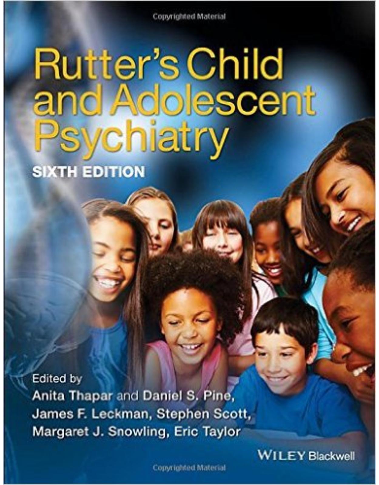 Rutter’s Child and Adolescent Psychiatry 6th Edition