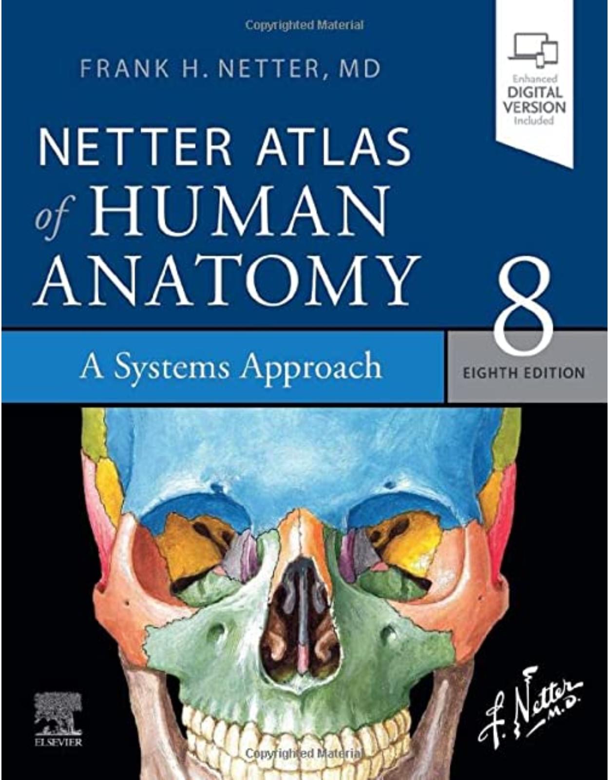Atlas Netter. Netter Atlas of Human Anatomy: A Systems Approach: paperback 