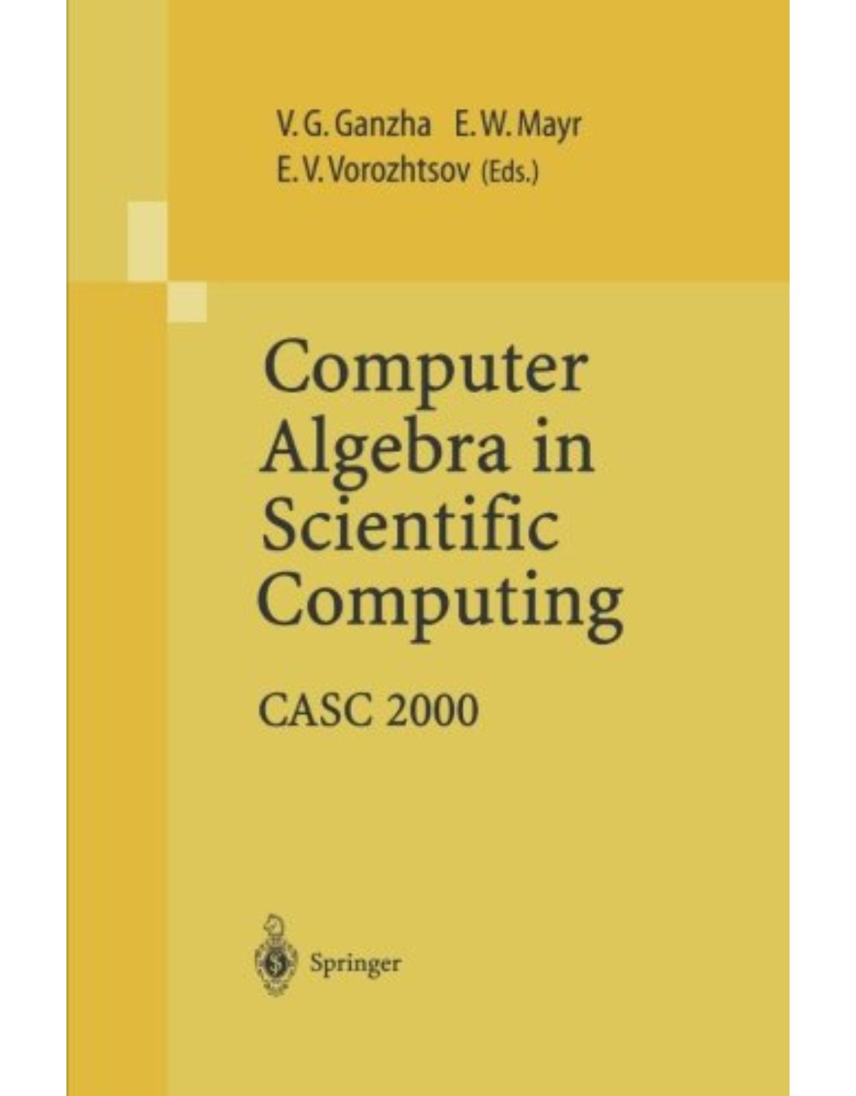 Computer Algebra in Scientific Computing