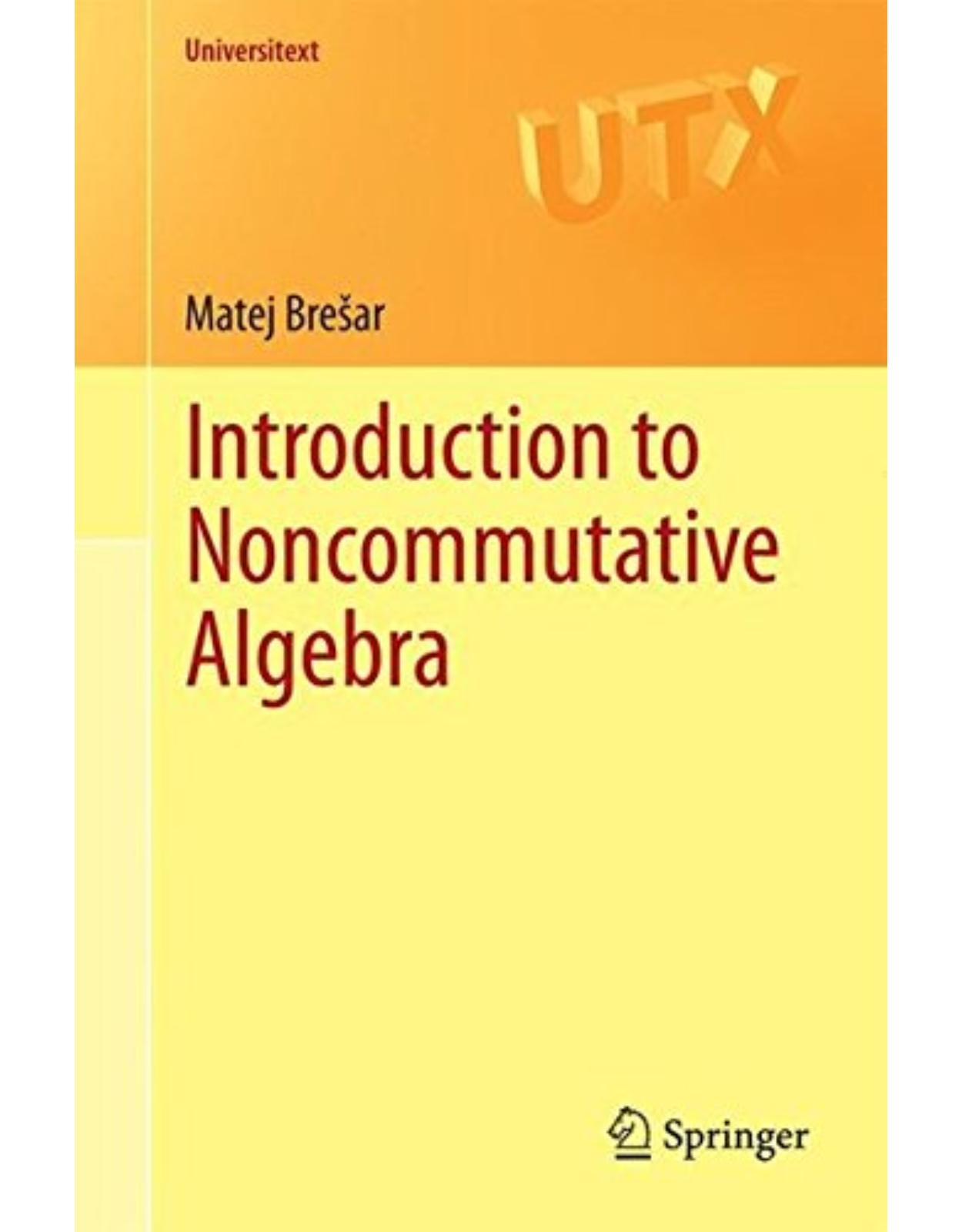 Introduction to Noncommutative Algebra